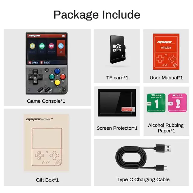 Miyoo Mini Plus V3 Portable Handheld Game Console 3.5Inch I