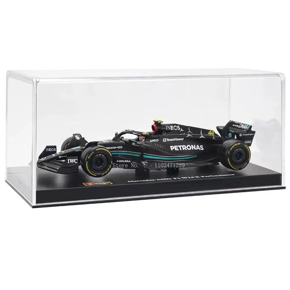 Bburago 1:43 W14 2024 44# Hamilton Mercedes-AMG Petronas F1