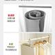 Spiral duvet drying artifact clothes drying rack stainless steel sheet quilt cover frost rack 4 mountain 30 balcony drying multi-functional drying