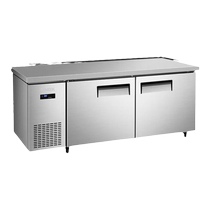 Star operating table commercial refrigeration freezer workbench kitchen freezer stainless steel workbench official flagship store