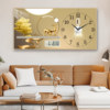 Clock Wall Hanging Living Room Decorative Painting Wall Clock Home Quartz Clock Silent Calendar Modern Bedroom Clock Wall Hanging Watch
