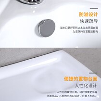 Engineering wash basin small apartment pedestal basin wash basin floor-standing wash basin table ceramic