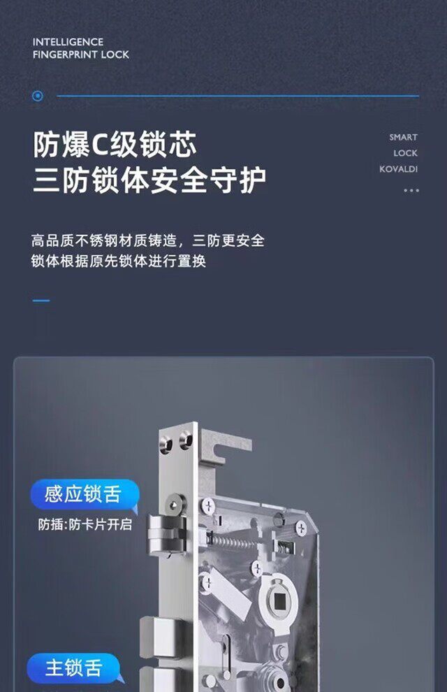 Электронный замок morenice蓝牙通通智能锁出租房办公室公寓民宿指纹锁远程密码锁