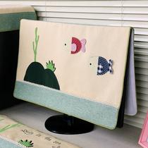 LCD monitor cover cute fabric desktop computer cover all-in-one printer copy and fax machine dust cover