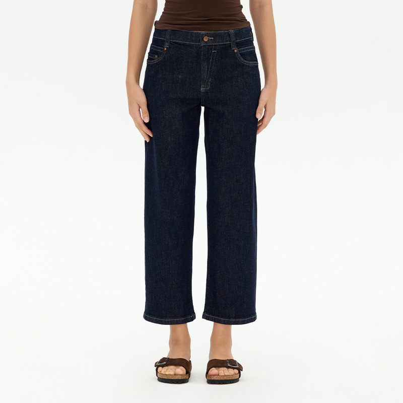 Cdou A11(9S) Button-Cinch Vintage Adjustable Strap Fitted Mid-Waist 9/10 Length Natural Color Jeans Cdou A11(9S) Button-Cinch Vintage Adjustable Strap Fitted Mid-Waist 9/10 Length Natural Color Jeans