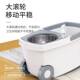 Rotary mop 2023 new household dual-drive automatic spin-drying thickening dehydration hand-washing household one-mop bucket