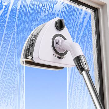 Glass Cleaning Tool for Home Use, Specialized for High-Rise Exterior Windows, Glass Scraper, Universal Double-Sided Cleaning and Maintenance Tool for Housekeeping