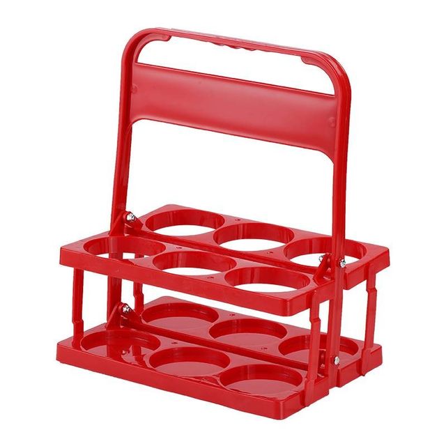 Bar beer plastic basket portable wine basket foldable wine rack KTV6 bottle portable frame wine basket cup holder