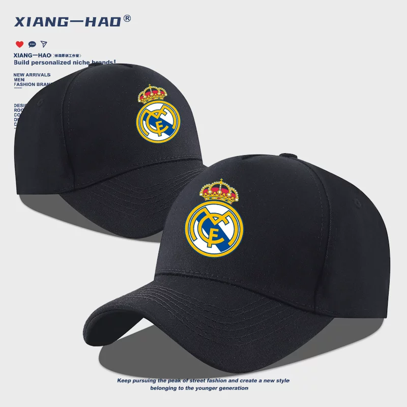 Футболка Real Madrid 24-25 сезон майка Mbappe Bellingham фанаты бейсболки мужские и женские солнцезащитные козырьки бейсболки
