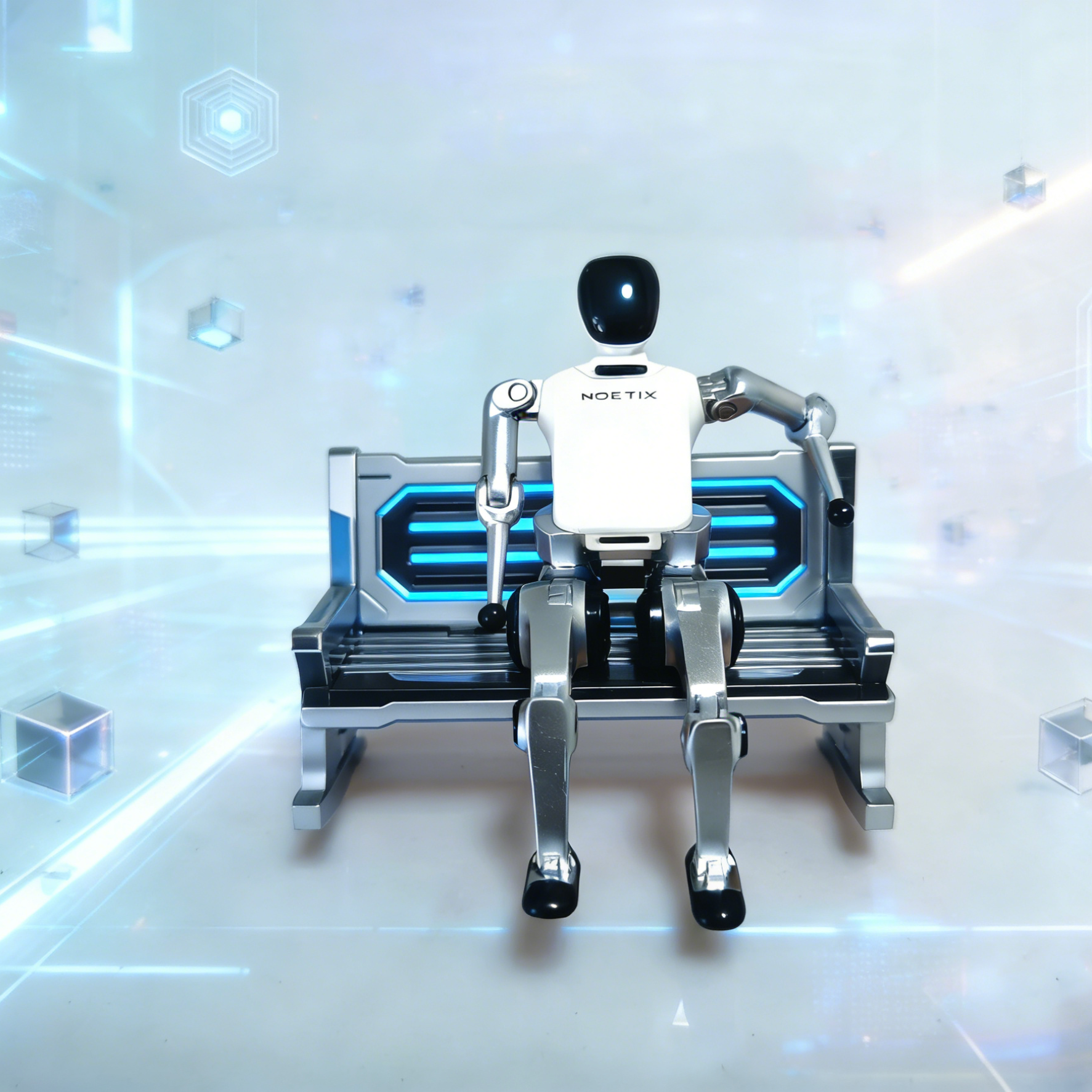 Подлинный авторизованный робот-гуманид Songyan Dynamics NOETIX Bot N2, модель, стиль одинаковый, масштаб 1:10