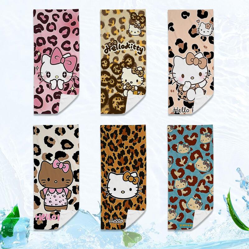 Leopard Print Kitty Cat Sports Towel Gym Sweat-Wiping Cooling Fitness Towel Kidsren's Sports Sweat-Absorbing Towel Leopard Print Kitty Cat Sports Towel Gym Sweat-Wiping Cooling Fitness Towel Kidsren's Sports Sweat-Absorbing Towel
