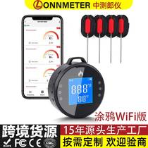 Tuya wifi line probe barbecue meat thermometer home kitchen oven food barbecue thermometer HK-01