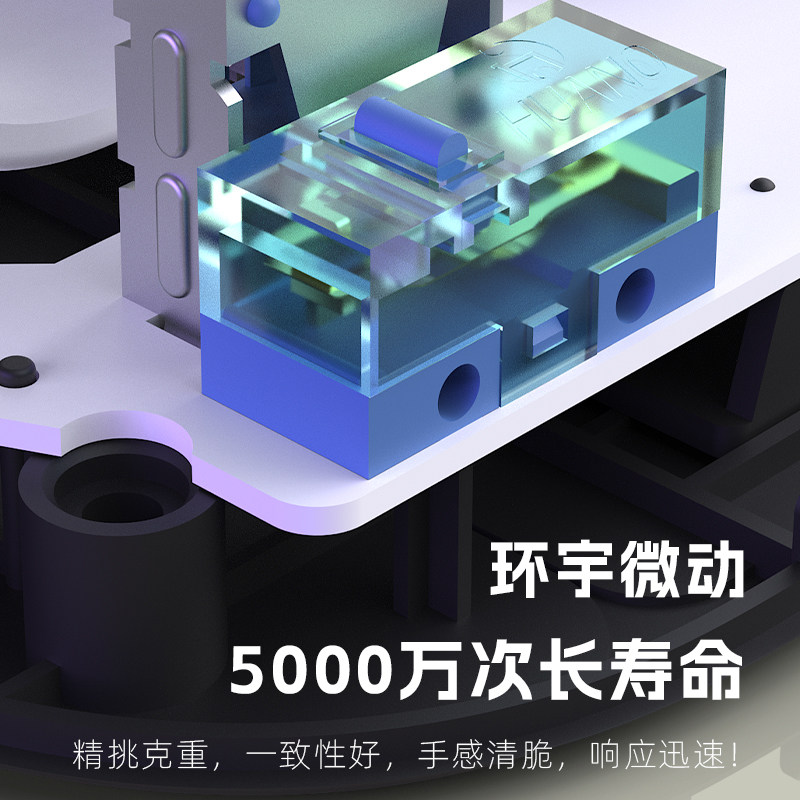 [Sf Express] Wuying S1 Mouse Wireless Wired Three-Mode Bluetooth Gaming E-Sports Computer Notebook Office Peripherals