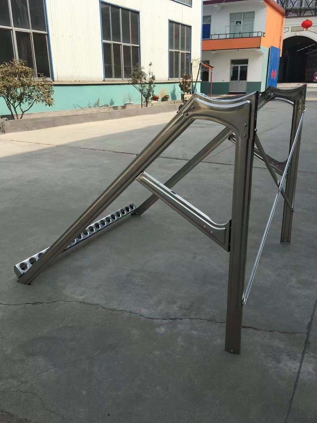 Solar Energy-Specific Bracket Stainless Steel Profile 10cm Bracket Thickened Color Steel Aluminum Alloy Durable and Rust-Proof