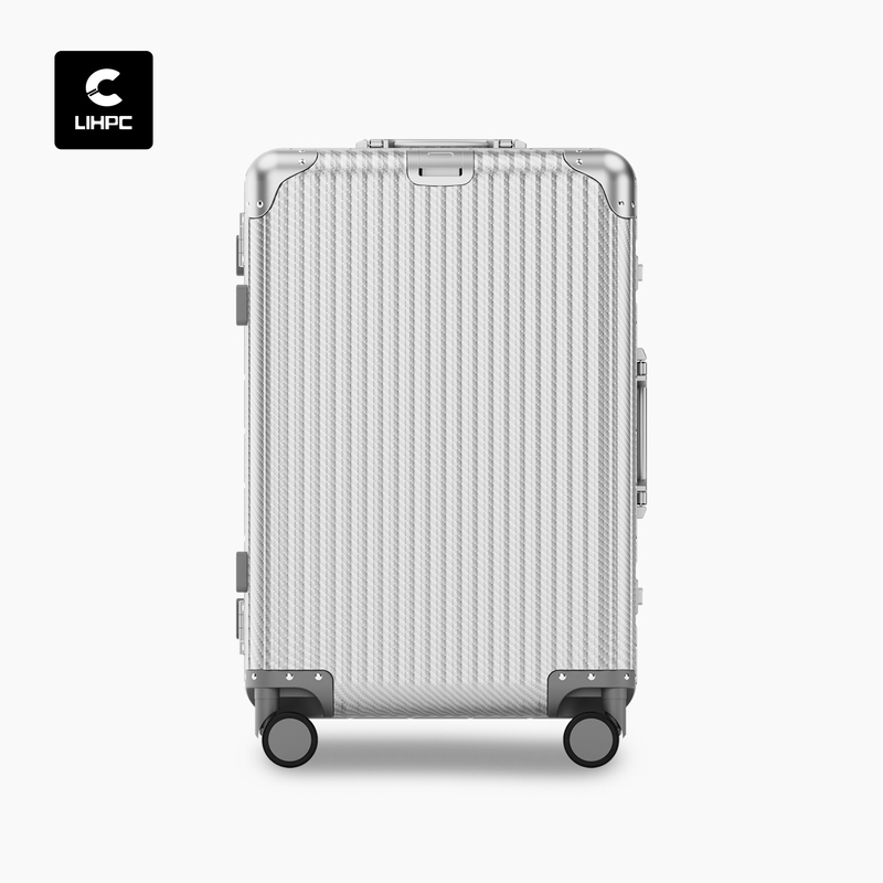 Lihpc All-Aluminum Magnesium Alloy Suitcase with Universal Wheels, Combination Lock, Trolley Case, Carry-On Travel Suitcase for Men and Women Lihpc All-Aluminum Magnesium Alloy Suitcase with Universal Wheels, Combination Lock, Trolley Case, Carry-On Travel Suitcase for Men and Women
