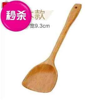 极速粘锅木k斜铲炒n菜饭铲厨房用g品木质长柄炒菜木铲子厨具锅铲