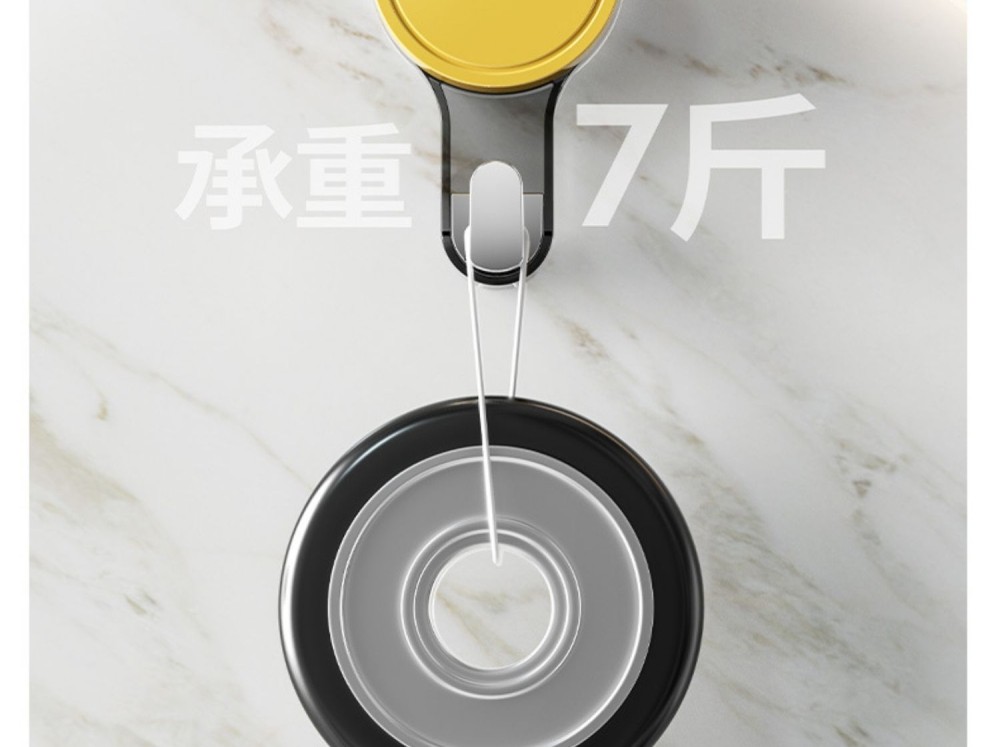 【中国直邮】 意可可 吸盘挂钩 绿色(单头挂钩)真空强力 无痕免打孔粘钩 卫生间吊钩