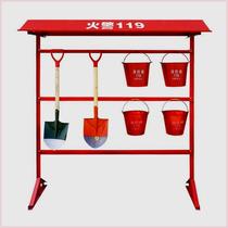 消防器材挂架消防工具单排消防架挂铲钩桶斧架子展示架单排展示架