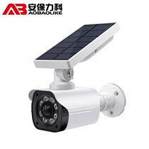 Solar outdoor simulation monitoring human body sensor camera household new rural courtyard lighting anti-theft light super bright
