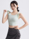 Contrast Color Sports Vest for Women, High-Intensity Shock-Proof Yoga Bra, Can Be Worn Outside for Training, Pilates Sports Bra, Running