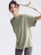Loose Yoga Wear Sports Top 2026 New Style Cover-Up Fitness Wear Women's Pilates Training Wear Breathable Quick-Drying Clothing