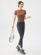 New Yoga Clothes, Short-Sleeved Women's Tight-Fitting Slimming Quick-Drying Sports Running Tops, Training Pilates Fitness Clothes for Summer