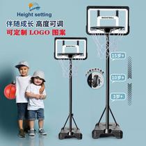 Outdoor basketball stand for teenagers to shoot home indoor and outdoor standard frame for children can be lifted and lowered for adults and families can be moved