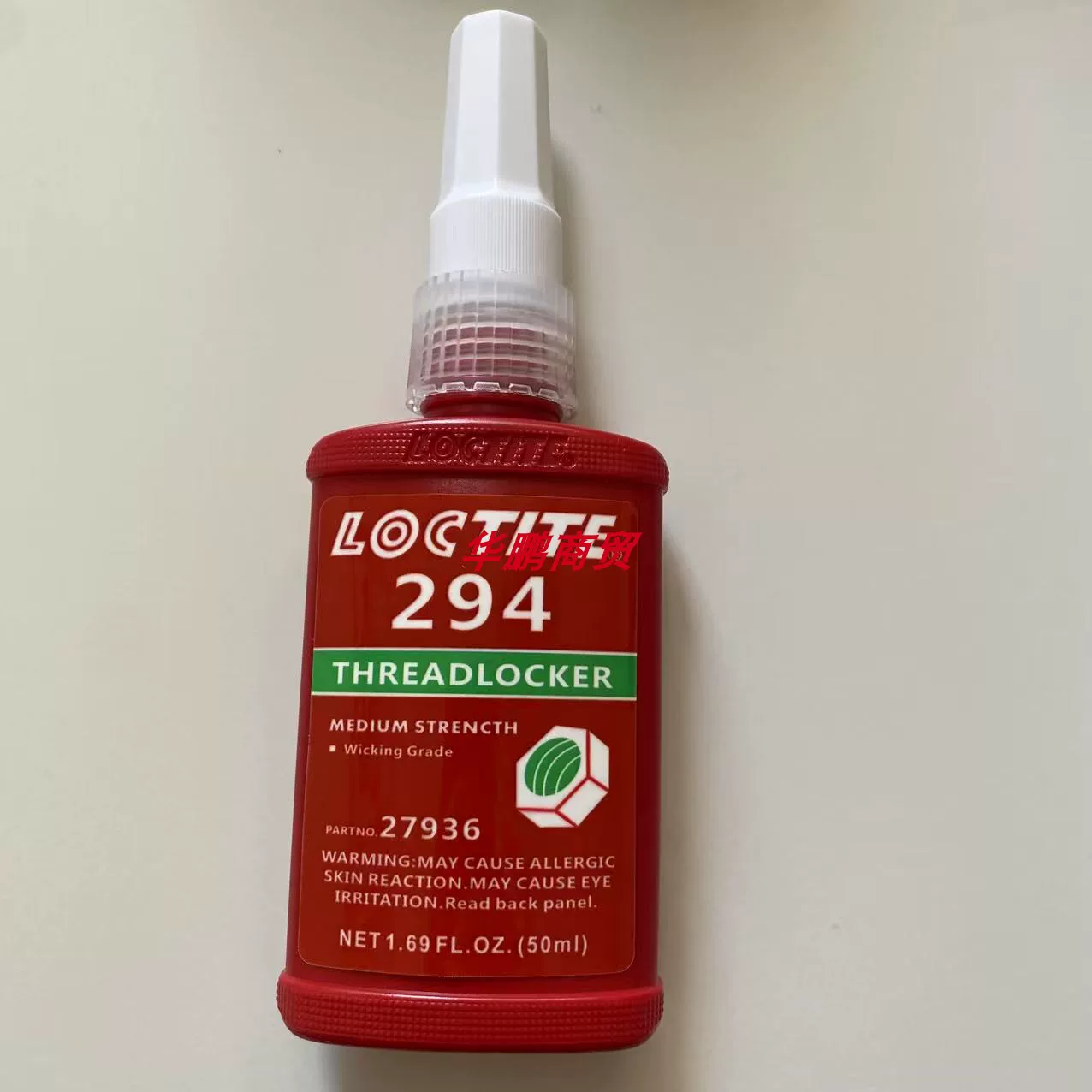 Клей Henkel Loctite LOCTITE 294: полужидкий уплотнитель резьбы средней и высокой прочности, зелёная резьбовая блокировка, 50 мл
