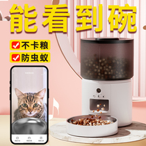 Hörmanns official flagship (food bowl visible in the video) automatic feeder for cats with intelligent timing and rationing for pet dogs