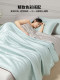 Jeanswes ice silk summer quilt air-conditioned quilt summer cooling quilt four-piece summer machine washable student dormitory single thin quilt