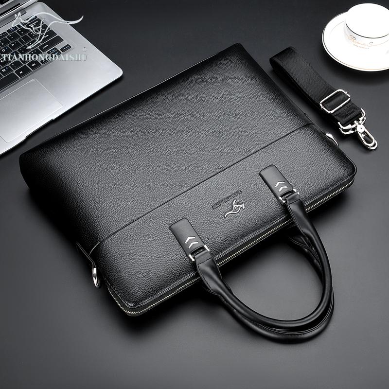 帅桐袋鼠男士包包平板手提包商务包公文包男款单肩斜挎包休闲挎包