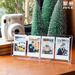 Juhuang Polaroid Display Frame Acrylic Photo Frame Card Brick 3inch Mini Polaroid Photo Frame Photo Paper Special Table