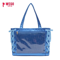 Атласный синий