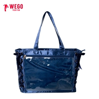 Атласный темно-синий