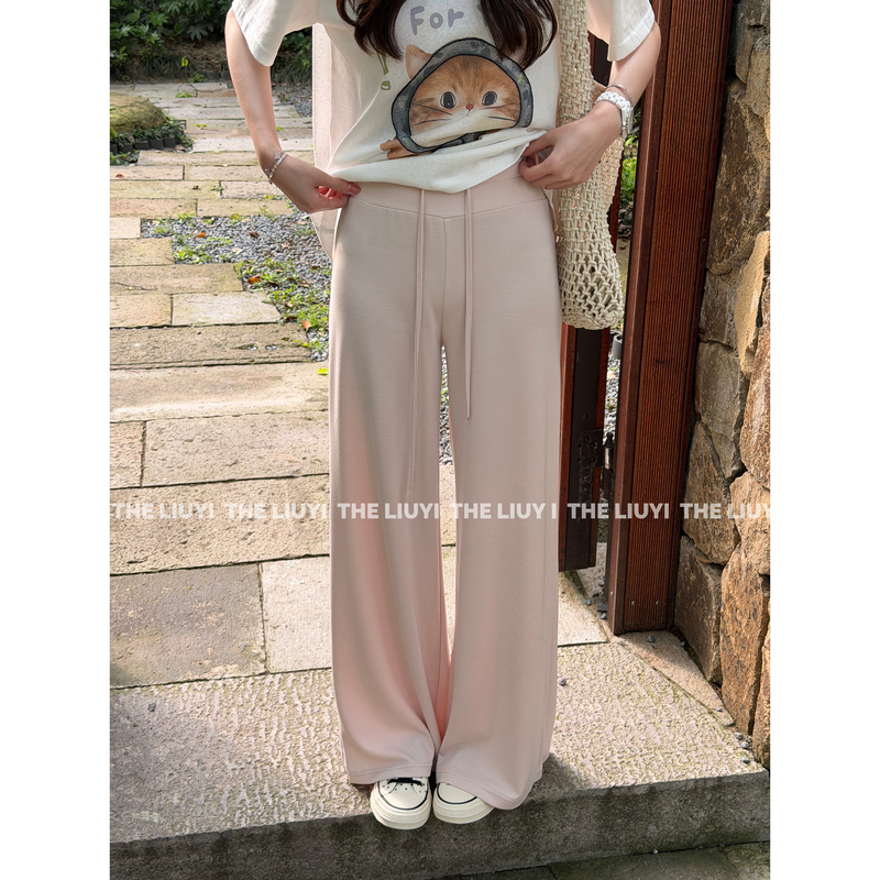 【Liuyi】Loose Pants~Soft and Relaxed Straight-Leg Casual Pants 63123