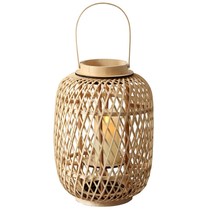 Antique portable candlestick lantern B&B hotel model room soft decoration wind lamp photo studio shooting craft ornaments