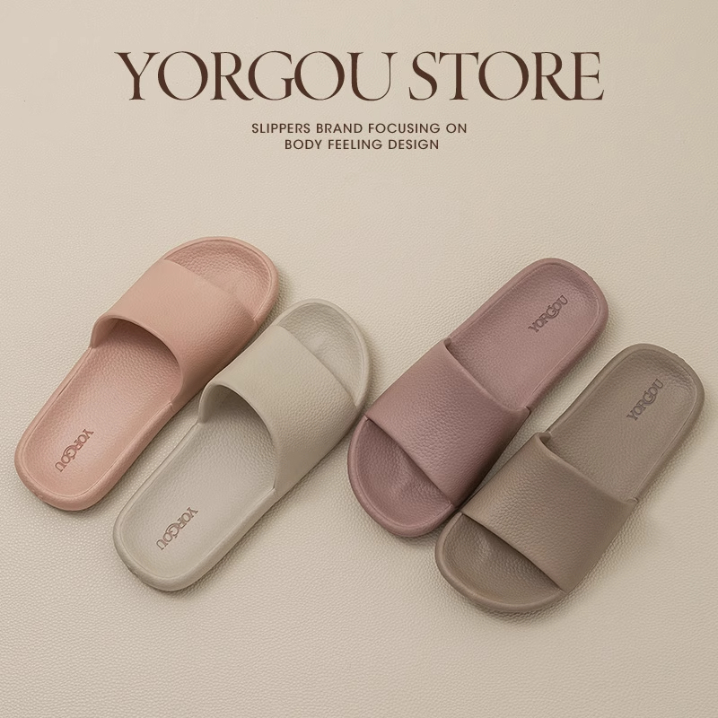 Yuangang Slippers for Women, Summer Indoor Heated Room Slippers, Floor Heating Home Slippers for Couples, Non-Slip Men's Bathing Sandals