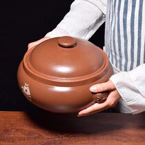 Dianyao Jianshui purple pottery steam pot Yunnan steam pot chicken steam pot household commercial purple clay steam pot ceramic soup base pot
