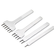 White steel Lingzhan handicraft DIY leather leather goods Lingzhan suit suture wallet punching tool 3456mm