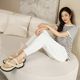 Harem pants for women in summer thin i style loose 2025 new spring and autumn small feet pinch pants professional casual trousers radish