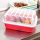 Drain basket kitchen basin double-layer drain basin storage long household drain basket square hollow simple thick
