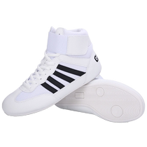 Childrens boxing shoes for men and women childrens martial arts fighting adult fighting training Sanda beef tendon sole wrestling shoes Muay Thai