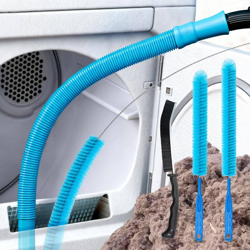 Cross-Border Popular Daily Necessities Vacuum Cleaner Vent Cleaning Kit Long Brush Dryer Hose Lint Remover
