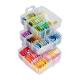 150 ສີ embroidery thread cross-stitch threaded boxed three-layer embroidery thread set winding board sewing box portable storage embroidery thread