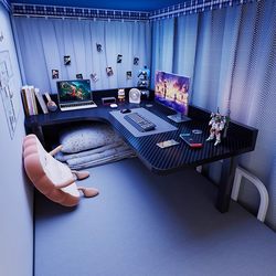 Bed Table College Students' Dormitory Computer Table Busk Corner Desk Study Table Bean Bag Handy Gadget Corner E-sports Table