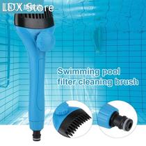 Extremely fast Pool Filter Cleaner Clean Brush Hand-held Filter Rinsing