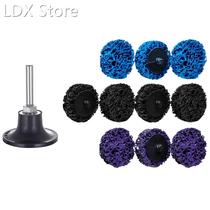 Speed ​​11PCS 3 inch Strip Disc Quick Change Roloc Abrasive Disc