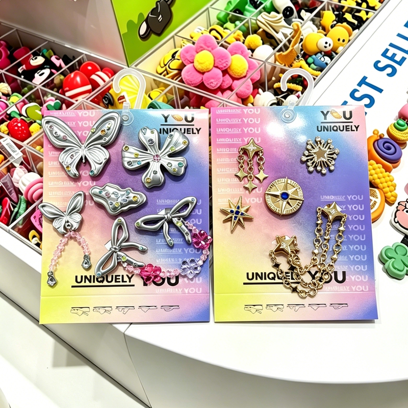 Suitable for Crocs Clogs, Flower Metal Butterfly Dragonfly Butterfly Dance Accessories, Decorative Shoe Buckles, DIY Accessories Suitable for Crocs Clogs, Flower Metal Butterfly Dragonfly Butterfly Dance Accessories, Decorative Shoe Buckles, DIY Accessories