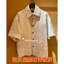Mens short sleeve denim shirt