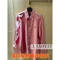 Womens shirt new versatile striped loose casual shirt